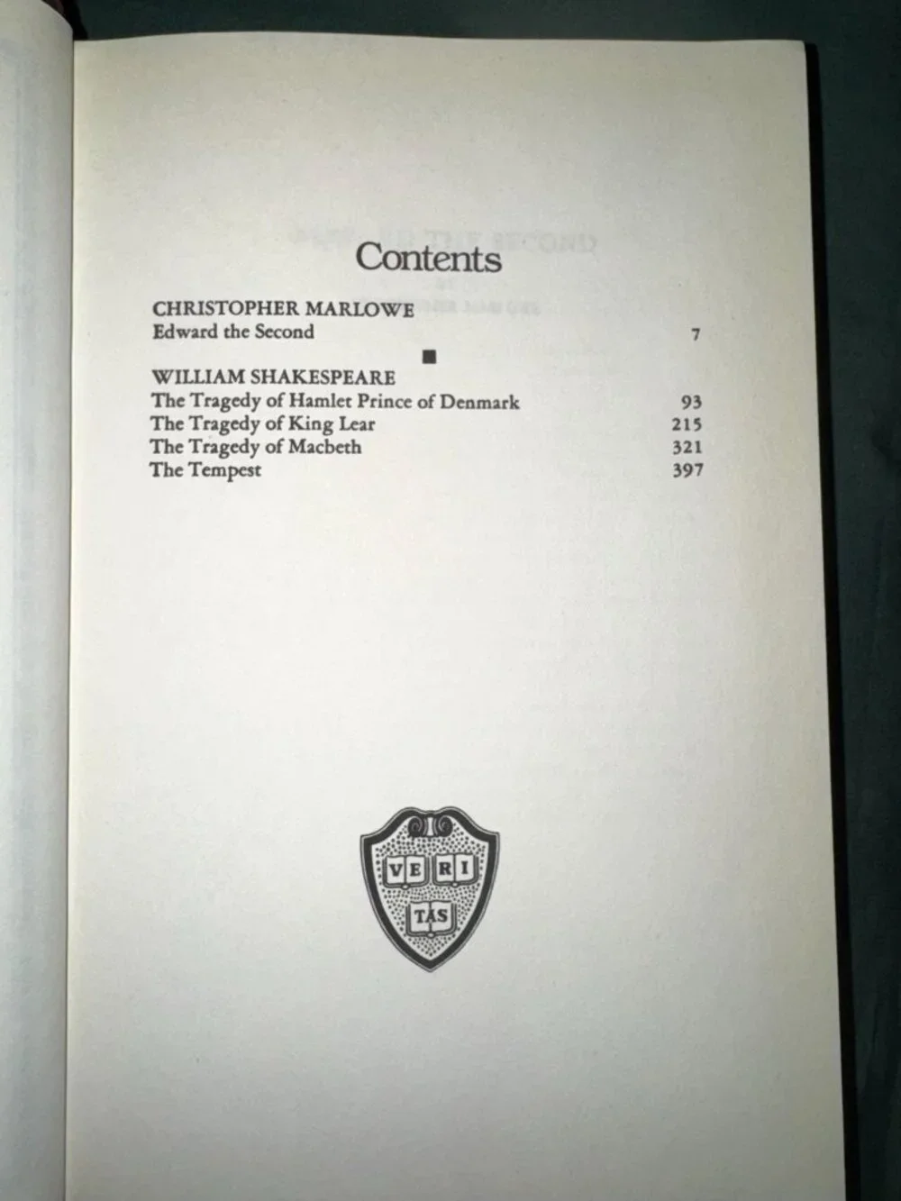 The Harvard Classics Marlowe Shakespeare Collectors Edition Hardcover Book